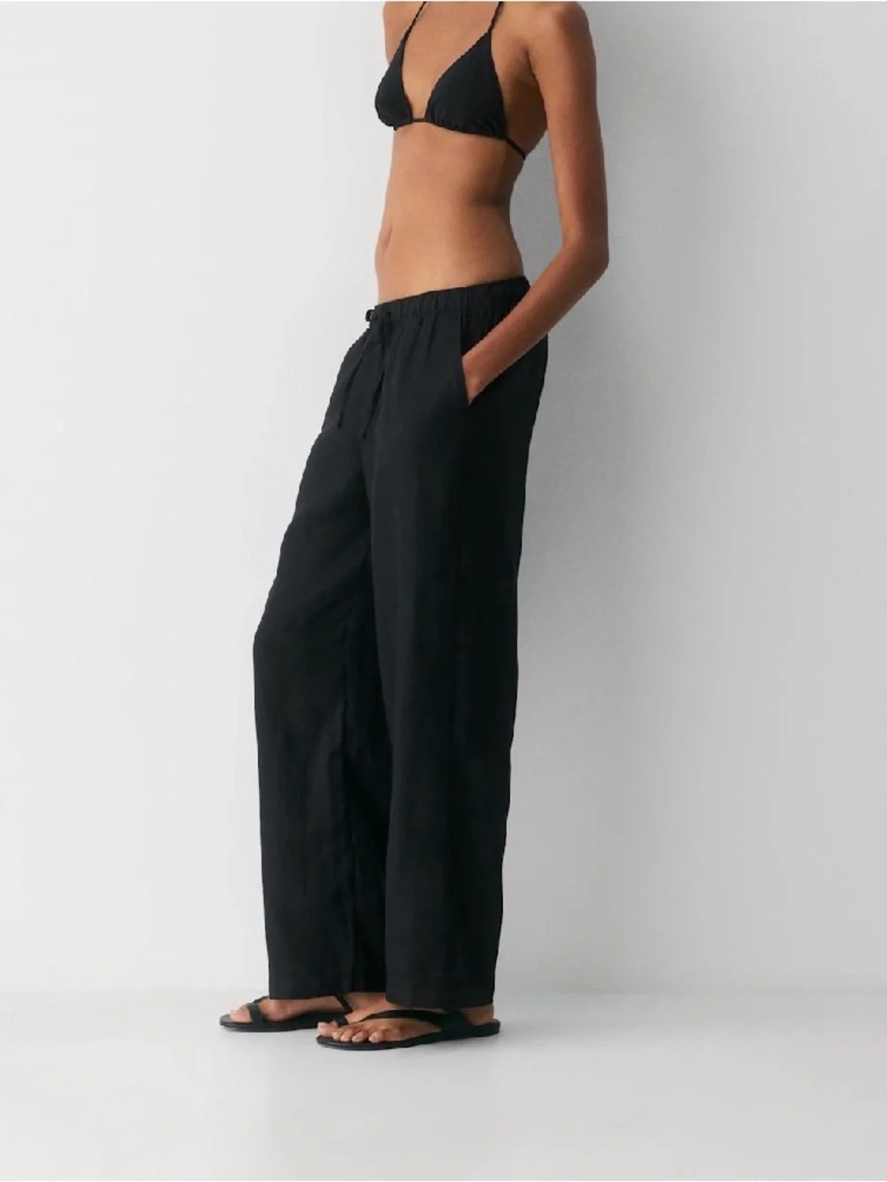 Aritzia Little Moon Sail  Linen Pant medium